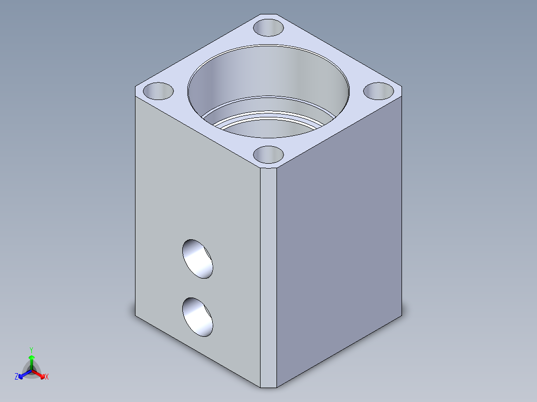 KOSMEKLZ0360-SQ多系列多零件图纸模型多系列多零件图纸模型正等轴测图