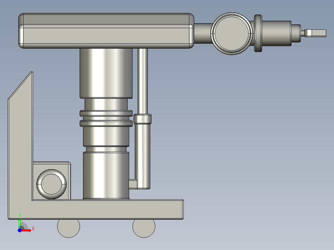 SCARA型装配机器人系统设计（含全套CAD二维及proe三维前视图