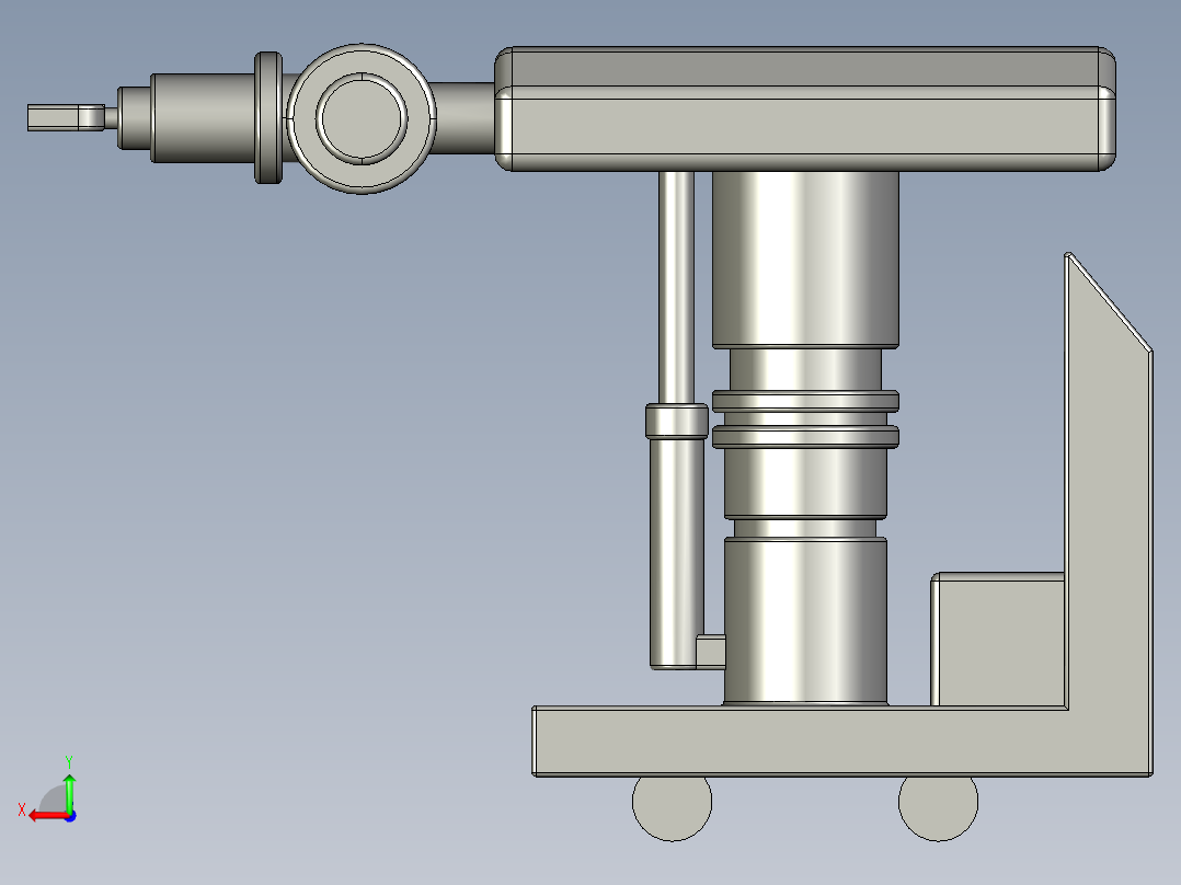 SCARA型装配机器人系统设计（含全套CAD二维及proe三维后视图