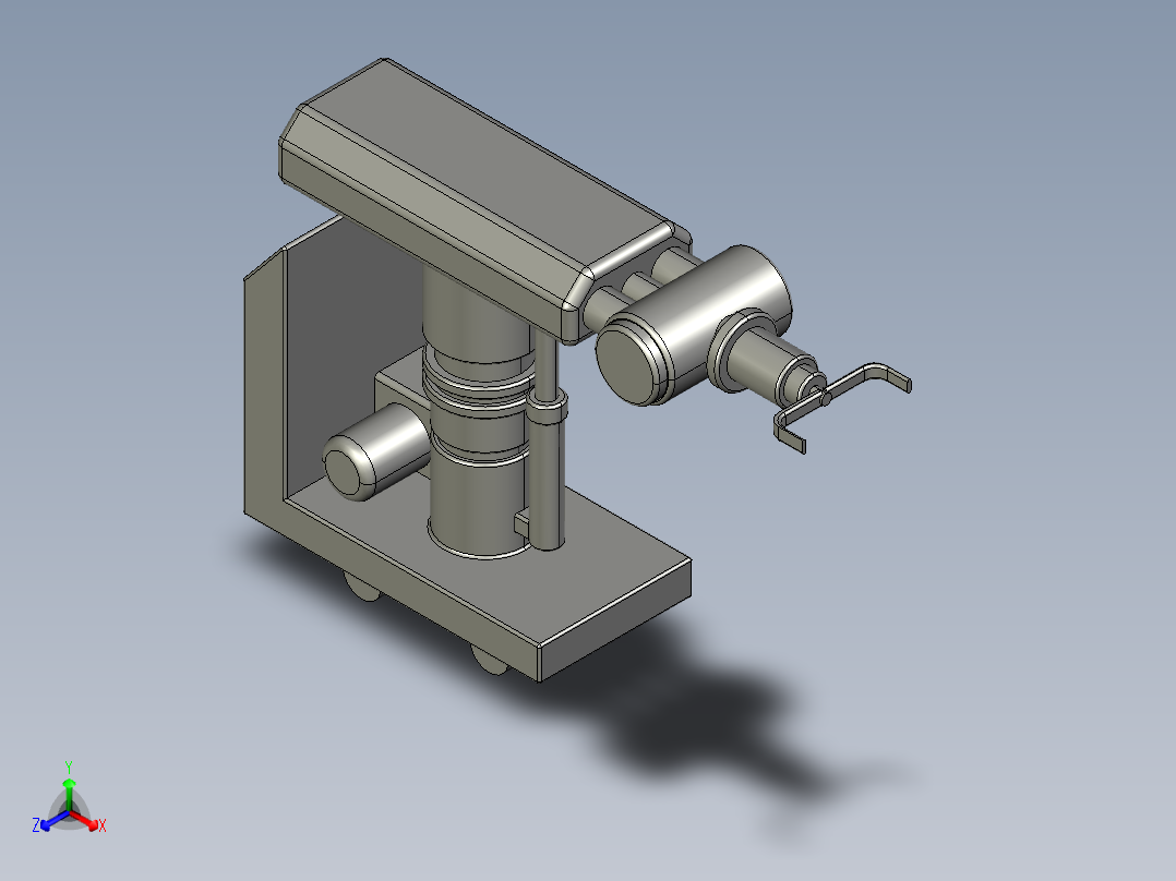 SCARA型装配机器人系统设计（含全套CAD二维及proe三维正等轴测图
