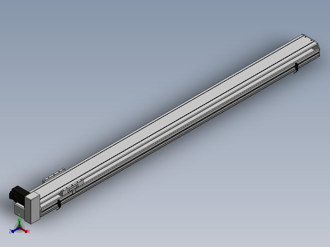 精密模组MT140-L110-1600-RU-M40-C4正等轴测图