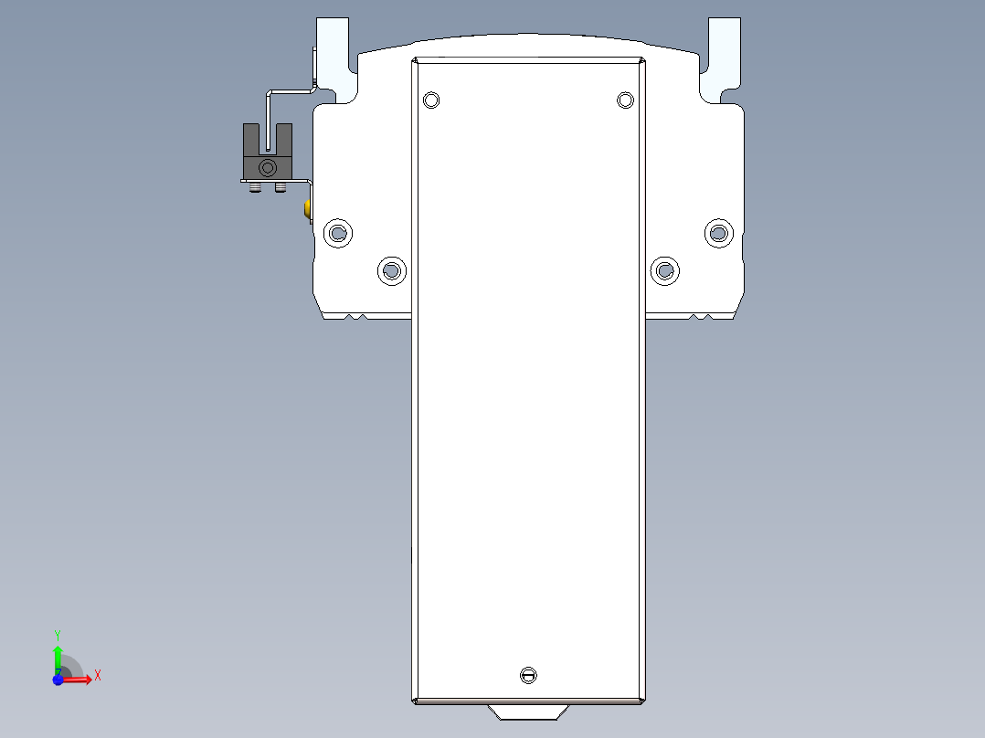 MTH丝杆半封闭模组MT120BS-BM-60前视图