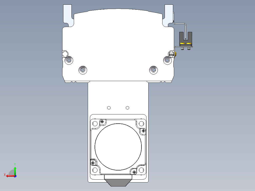 MTH丝杆半封闭模组MT120BS-BM-60后视图