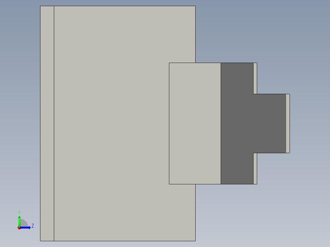 基恩士OP-51655_51656_51657_kc图纸模型左视图