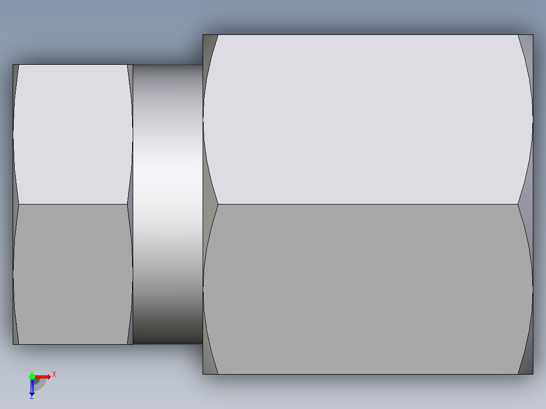 卡套式工业通用硬管接头EO_Blanking_plug_for_tube_ends_ROV06ZS71俯视图