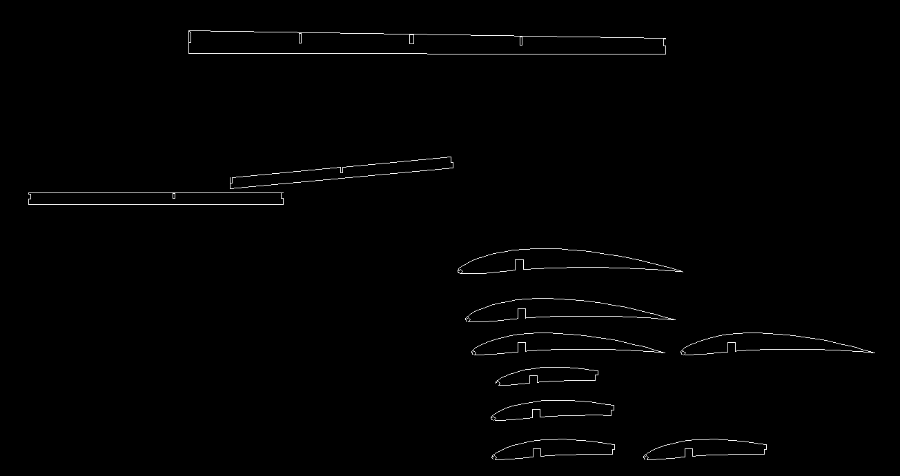 航模飞机CAD设计