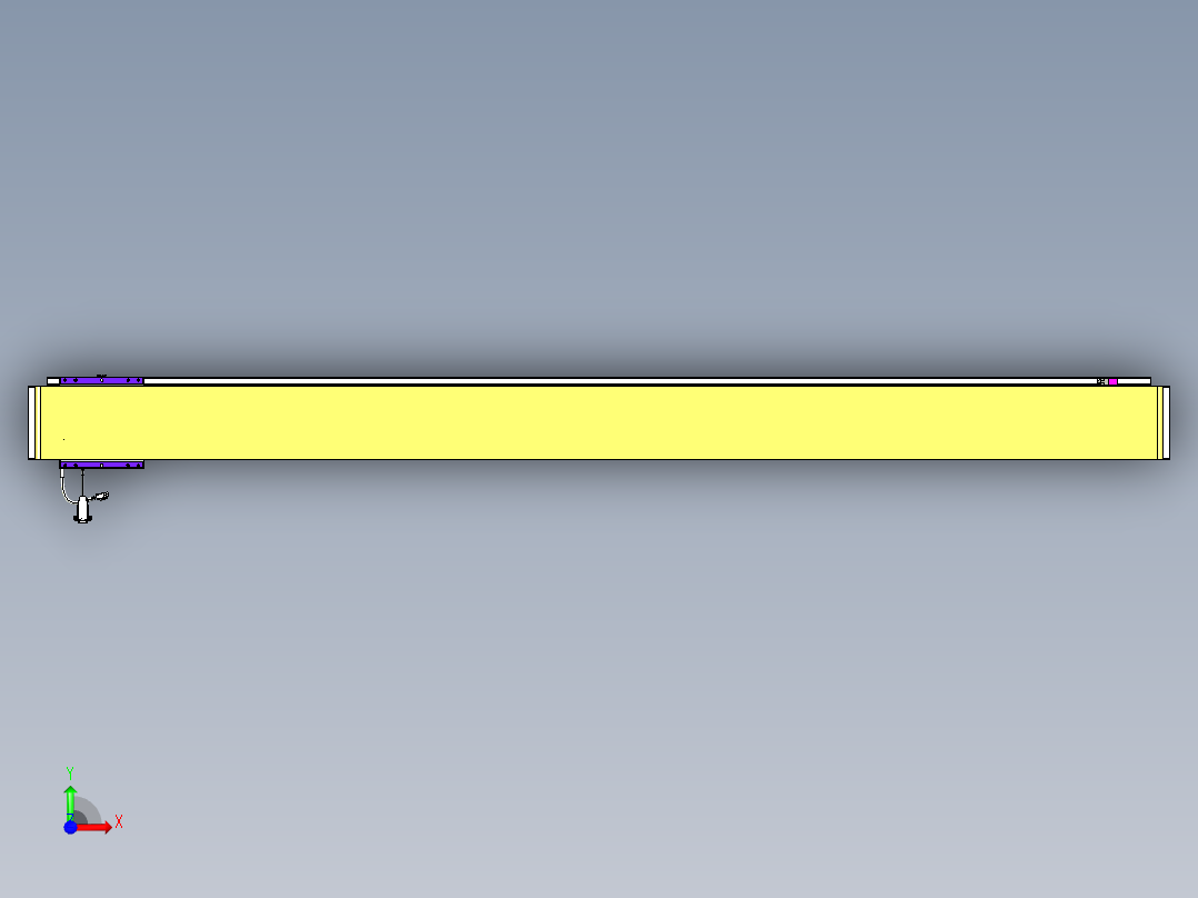 威洛博VL系列直线电机模组-VL14S2-S1900前视图