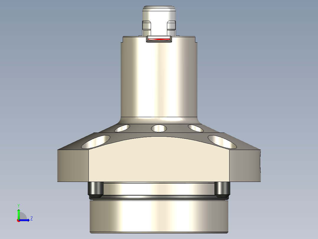 KOSMEKSFA3000-M2A-130-H55多系列多零件图纸模型多系列多零件图纸模型左视图