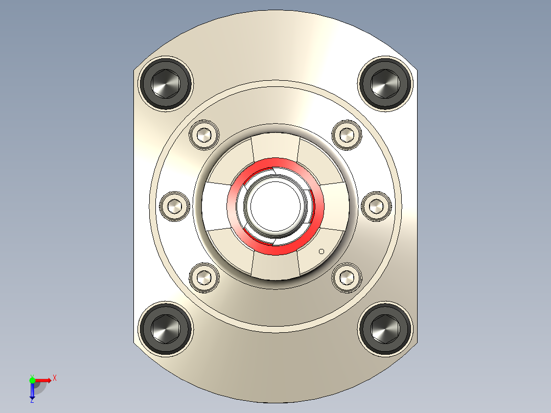 KOSMEKSFA3000-M2A-130-H55多系列多零件图纸模型多系列多零件图纸模型俯视图