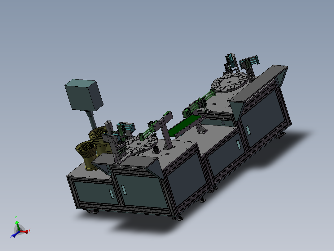 晶体组装机主视图