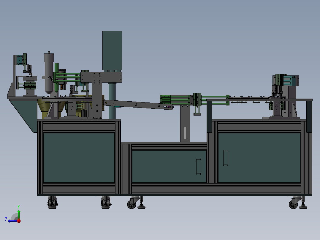 晶体组装机右视图