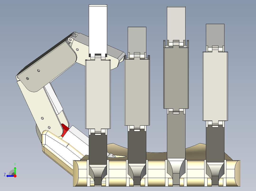 仿生机械手 (44)右视图
