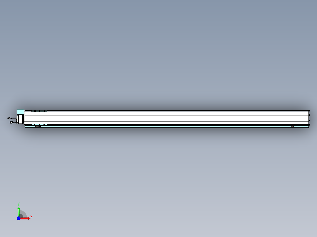 威洛博VBF同步带传动一般环境VBF14-L45-S2300-BRU-ZP40-C3前视图