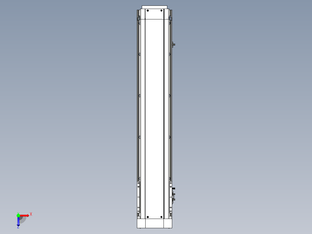 Toyo东佑达直线模组-ETH17-800-BM-M75俯视图