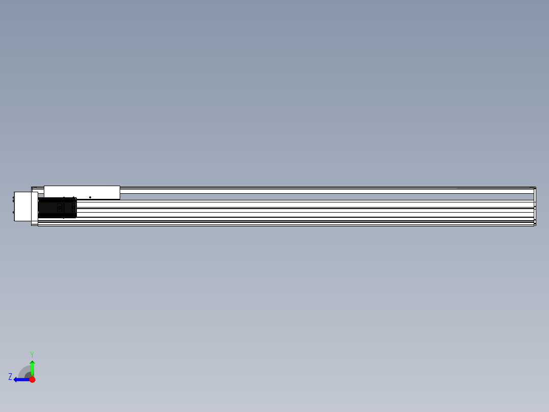 Toyo东佑达直线模组-ETH22-1200-BL-400W右视图