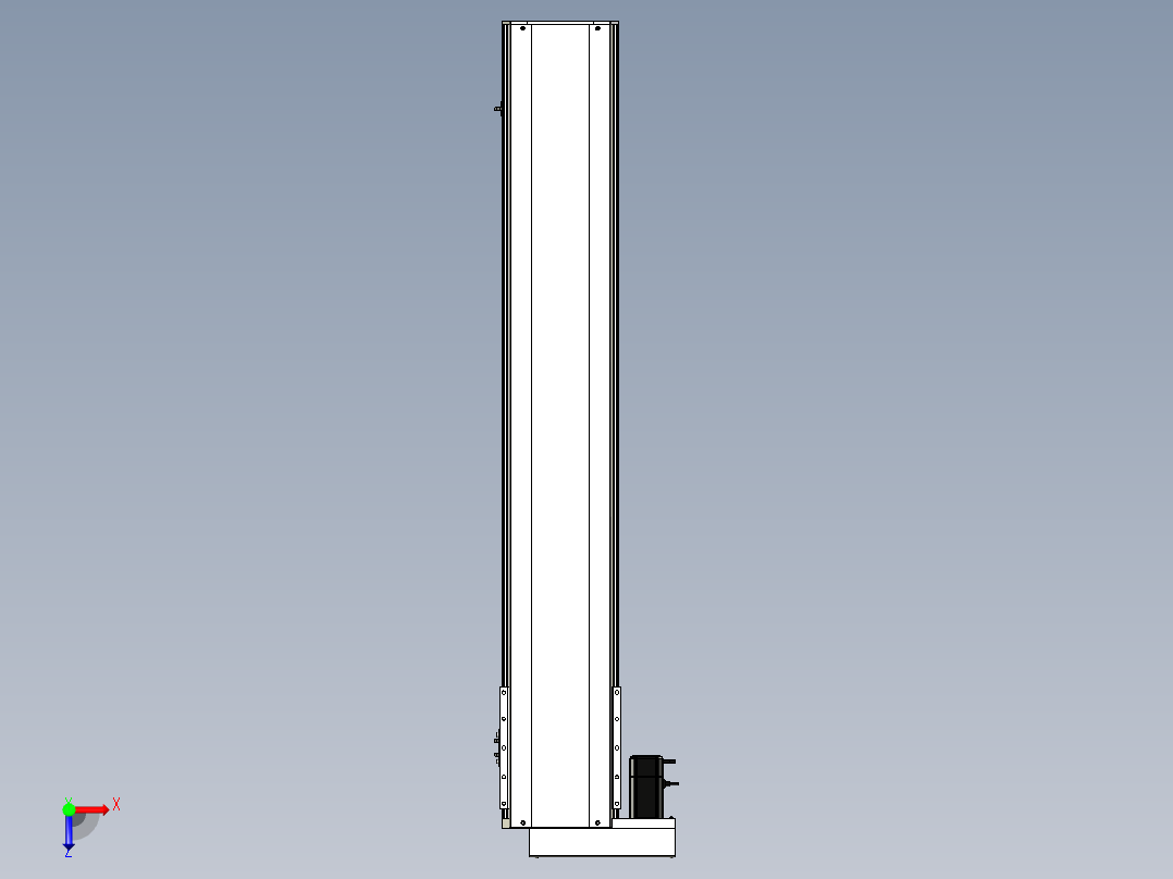 Toyo东佑达直线模组-ETH22-1200-BL-400W俯视图