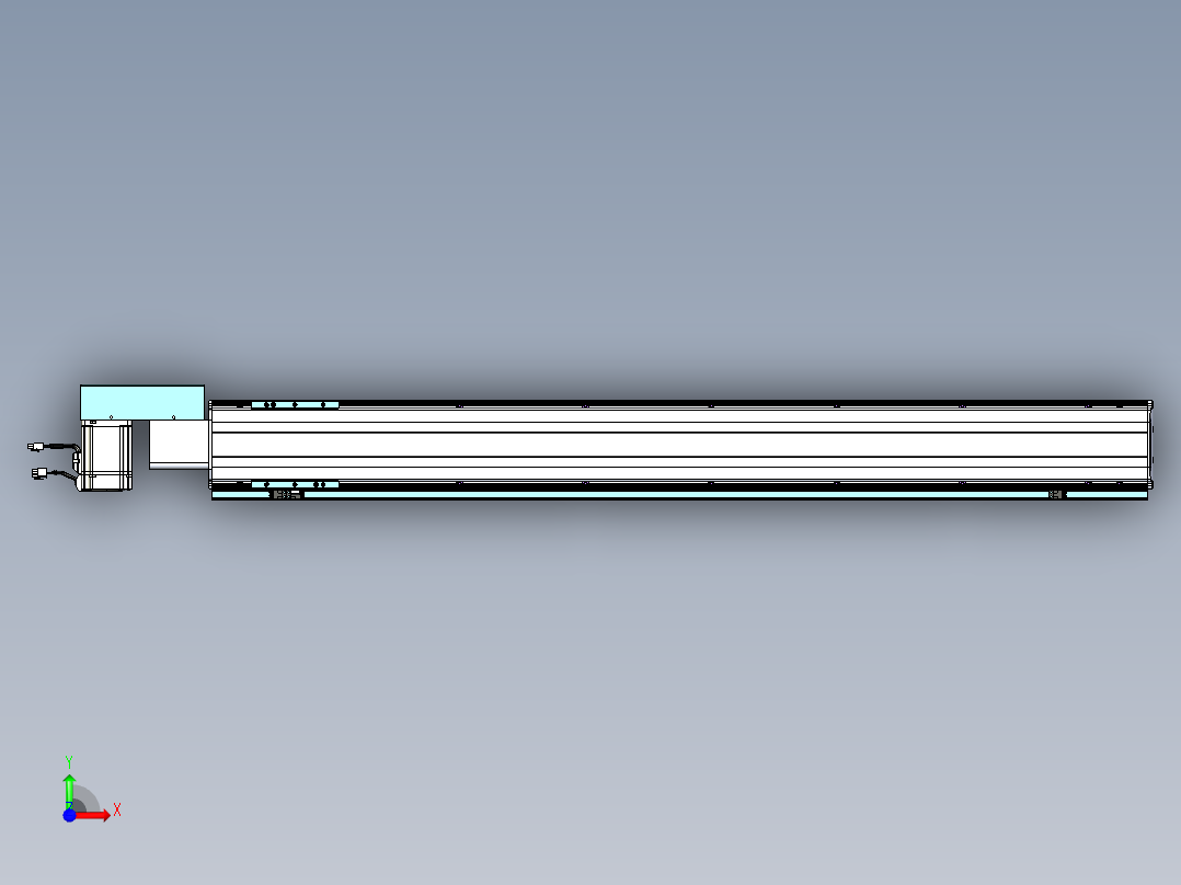 威洛博VBF同步带传动一般环境VBF14-L45-S1200-BR-ZP75-C3前视图