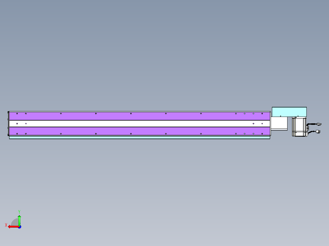 威洛博VBF同步带传动一般环境VBF14-L45-S1200-BR-ZP75-C3后视图
