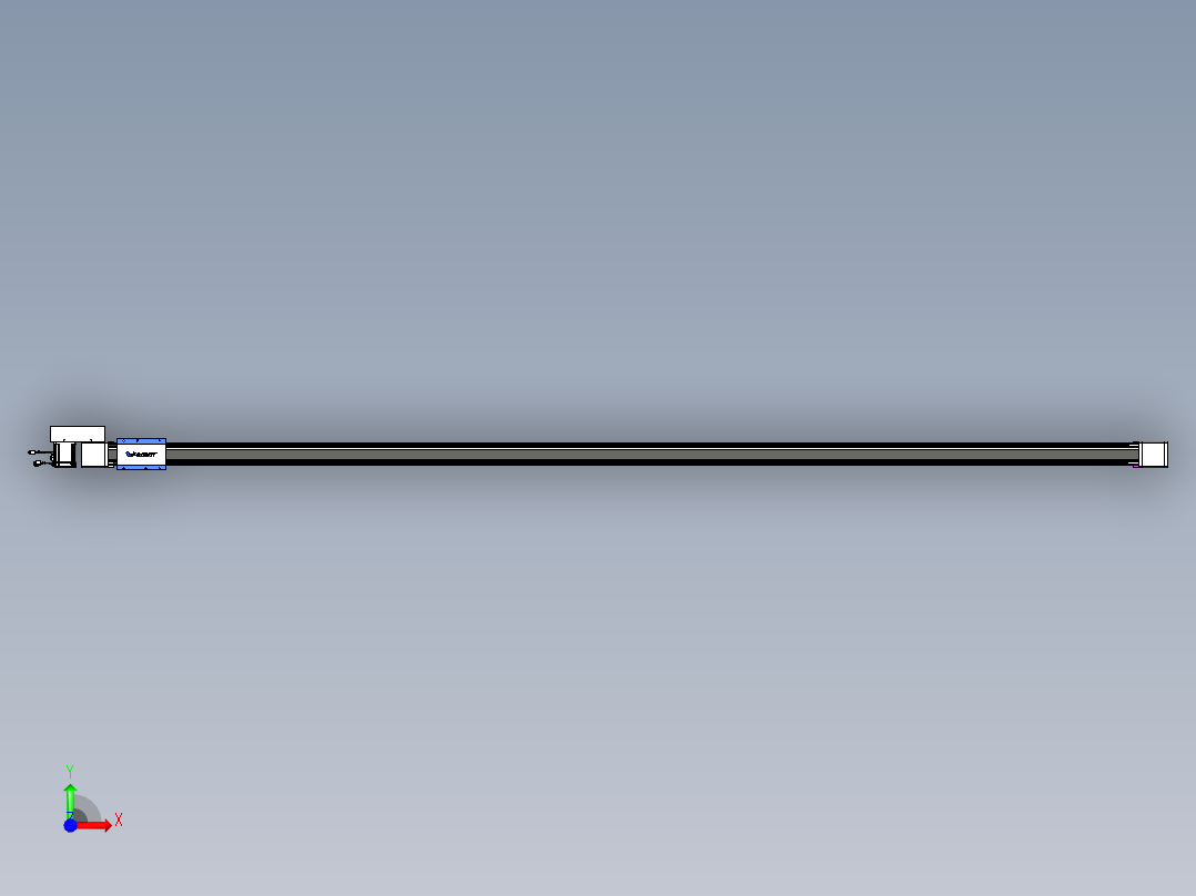 威洛博LB.GB同步带传动--欧规系列GB8-L96-S3500-BR-P75前视图