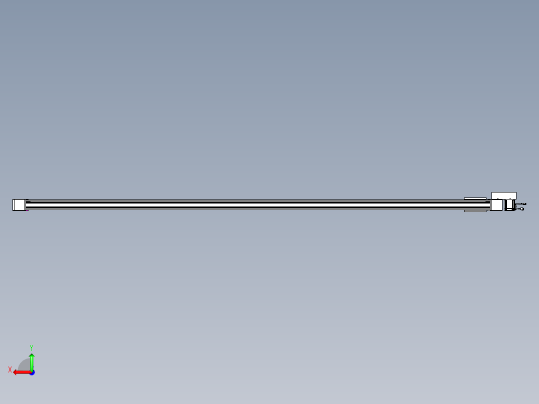 威洛博LB.GB同步带传动--欧规系列GB8-L96-S3500-BR-P75后视图