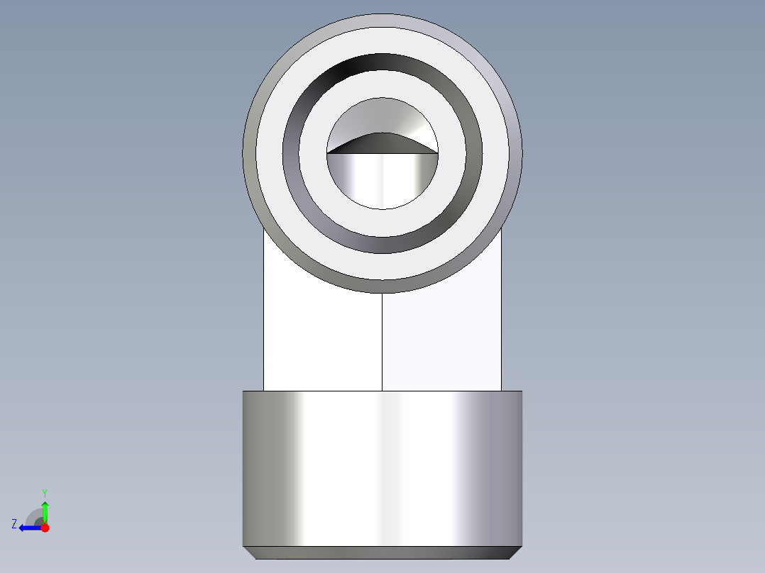 卡套式工业通用硬管接头EO_Union_elbow_W12S71X右视图