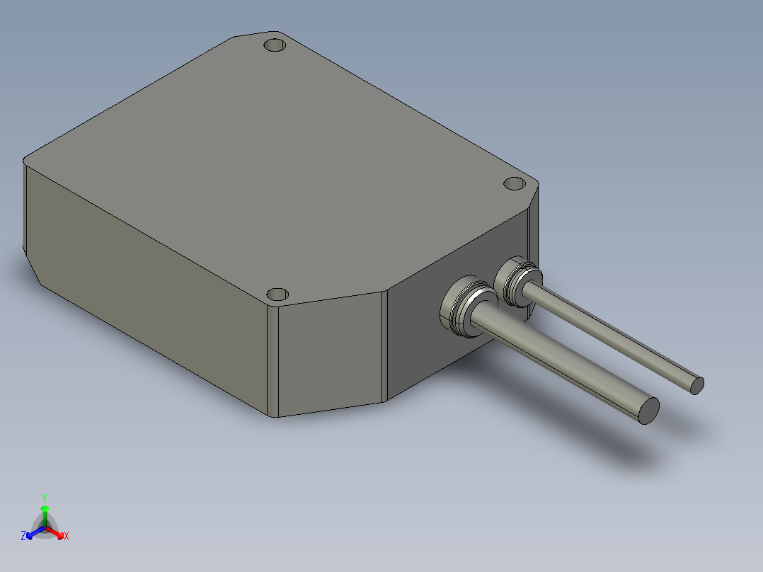 基恩士LS-5041receiver_kc图纸模型主视图