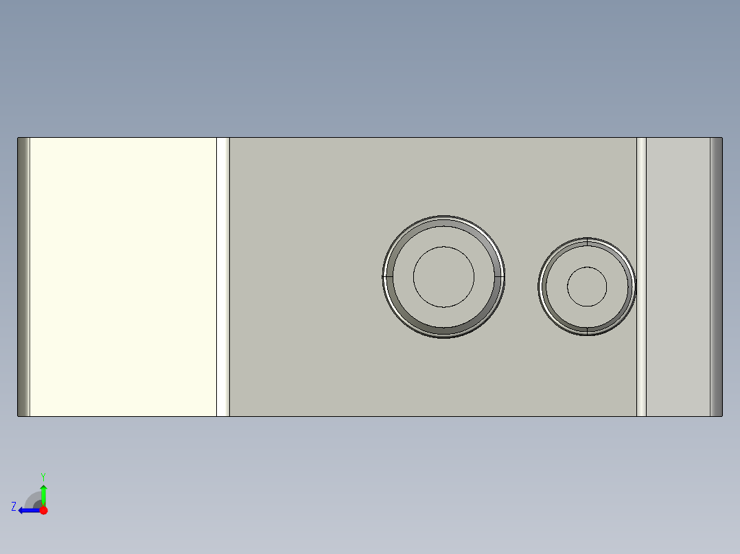 基恩士LS-5041receiver_kc图纸模型右视图