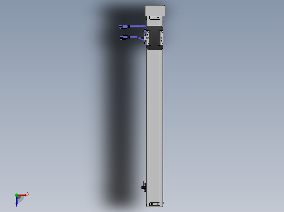 精密模组MY50-T10-450L-BM-P10B-C4-C俯视图