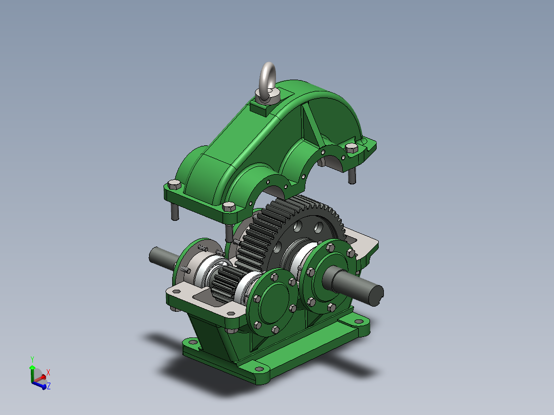 强悍的减速机主视图