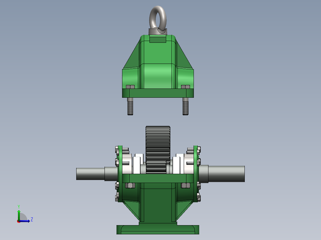 强悍的减速机左视图