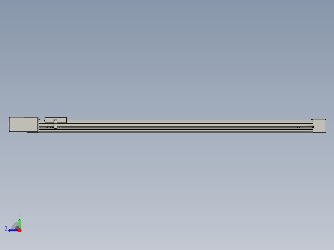 威洛博直线电机模组EB4-L40-S1000-BL-57-MS3右视图