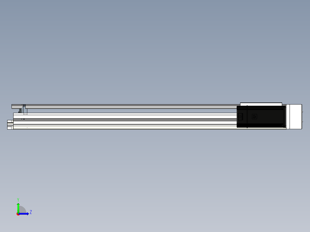 Toyo东佑达直线模组-ETH17-800-BR-M75B左视图
