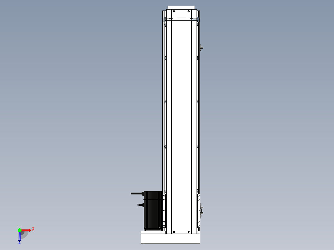 Toyo东佑达直线模组-ETH17-800-BR-M75B俯视图