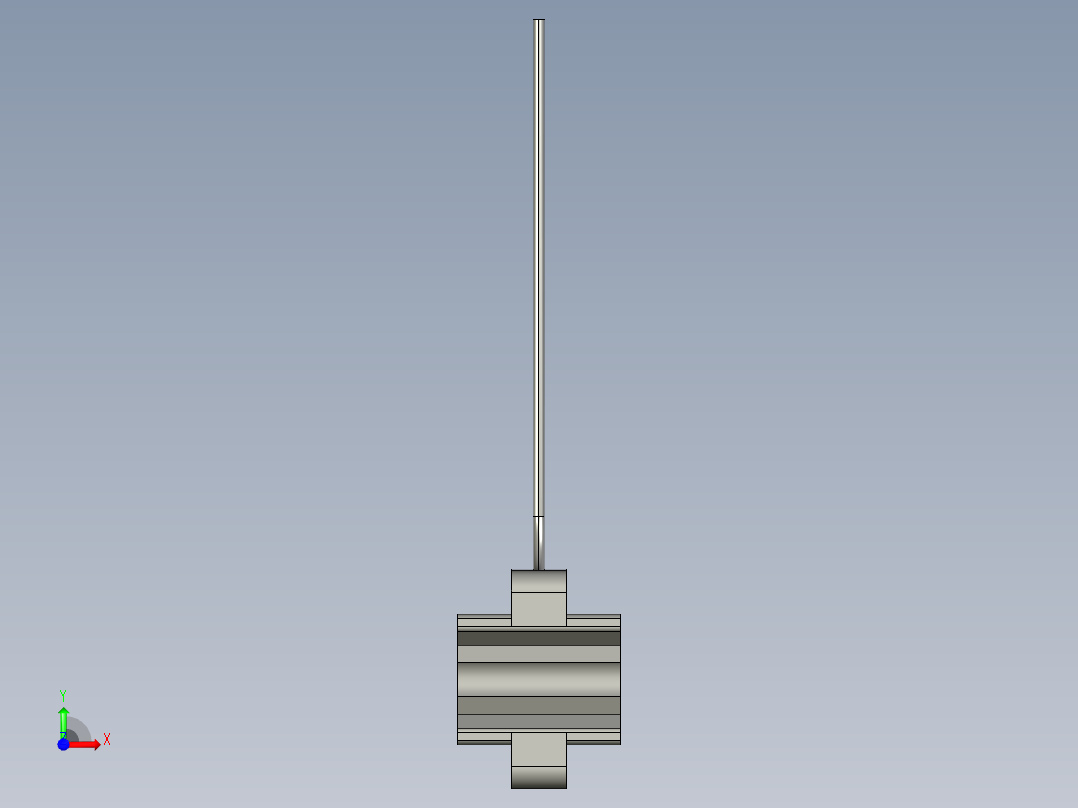 基恩士FU-95H_kc图纸模型前视图