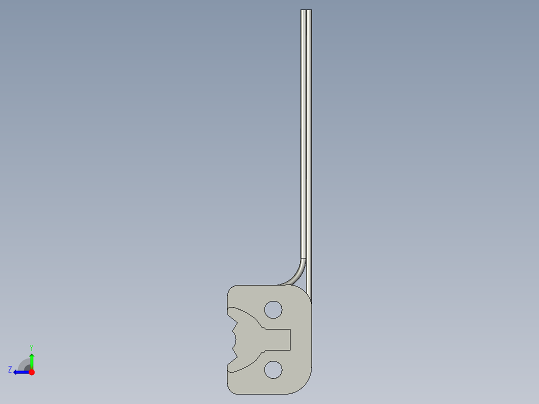 基恩士FU-95H_kc图纸模型右视图