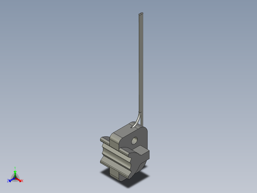 基恩士FU-95H_kc图纸模型正等轴测图
