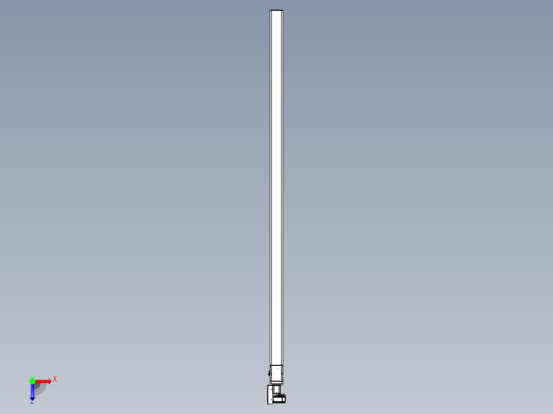 同步带全封闭直线模组TPA-HCB-105D-90-L2750-ML-C-P20-N3俯视图
