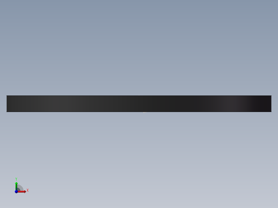 端部法兰前视图