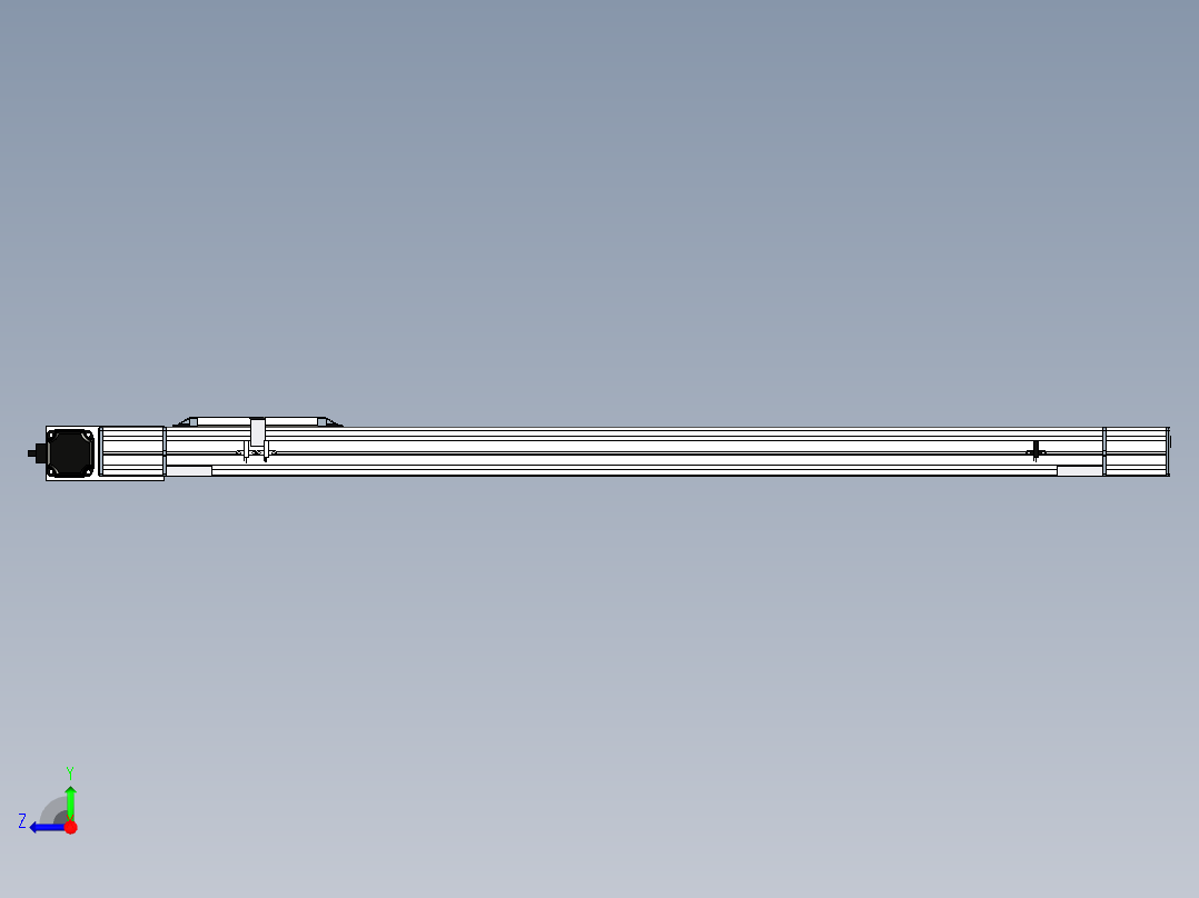 Toyo东佑达直线模组-M65-S-X52-1000-L-M40-C4右视图