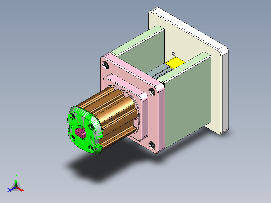 NANO-TOP-CNC2-0912正等轴测图