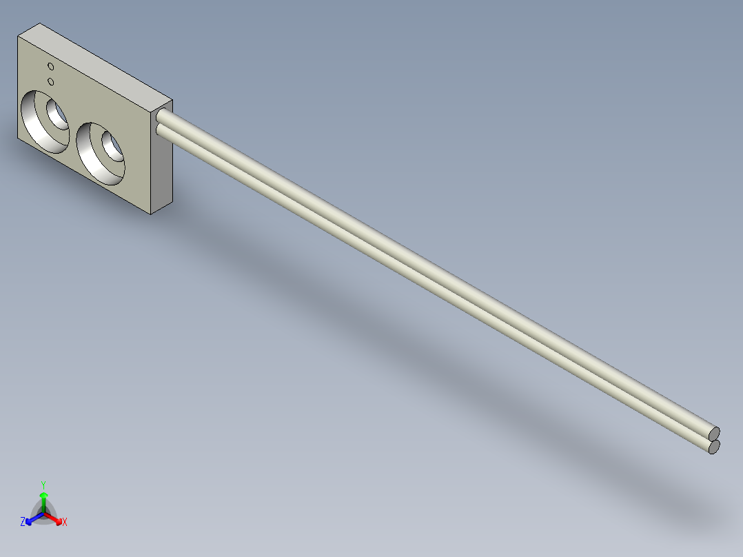 支架光纤_漫反射型FR-W18主视图