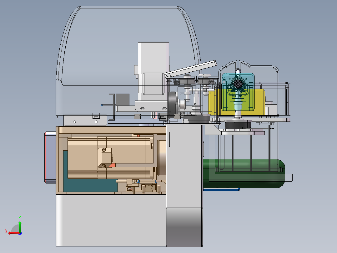 自动验血机后视图