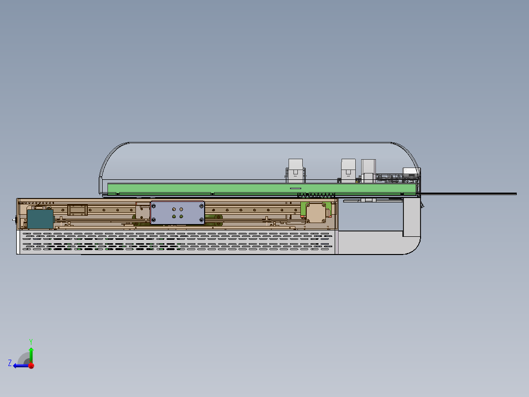 自动验血机右视图