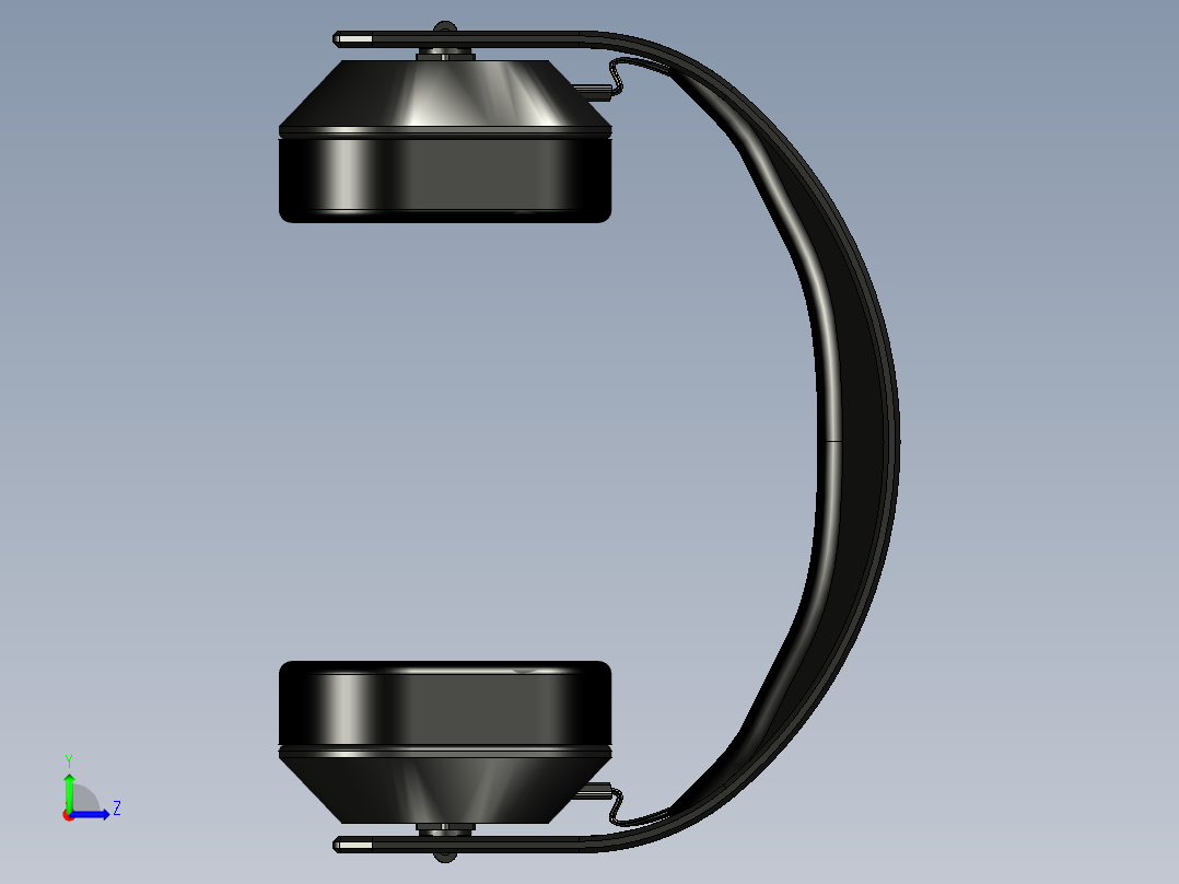 超轻无线游戏耳机左视图