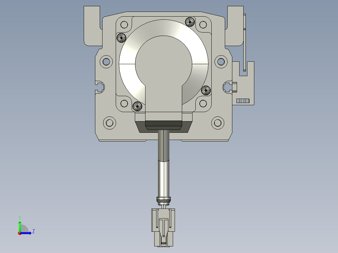 东锦丝杆传动-直线滑台模组DH85-C-L10-S600-BC-P400W-C3左视图
