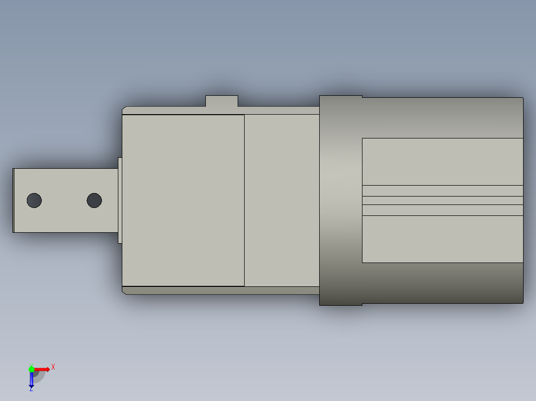 普通气爪PH01K-80C俯视图