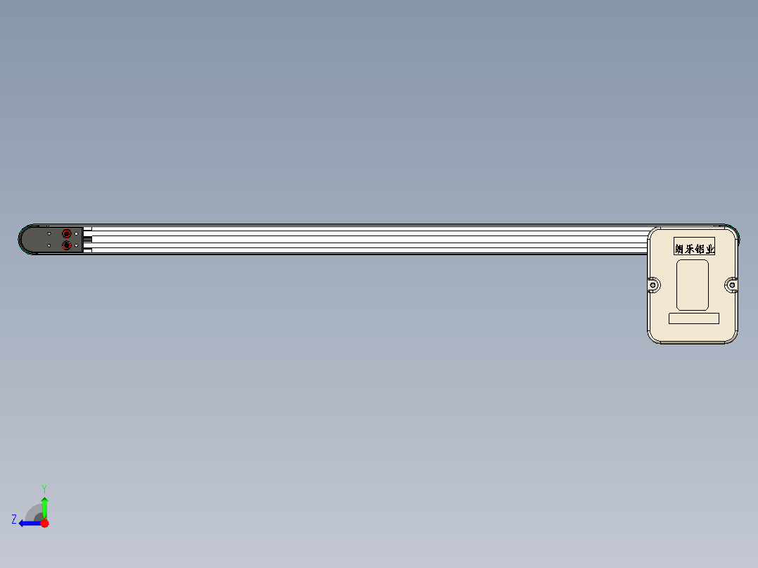 LE-XC3030-右边驱动经济型皮带线右视图