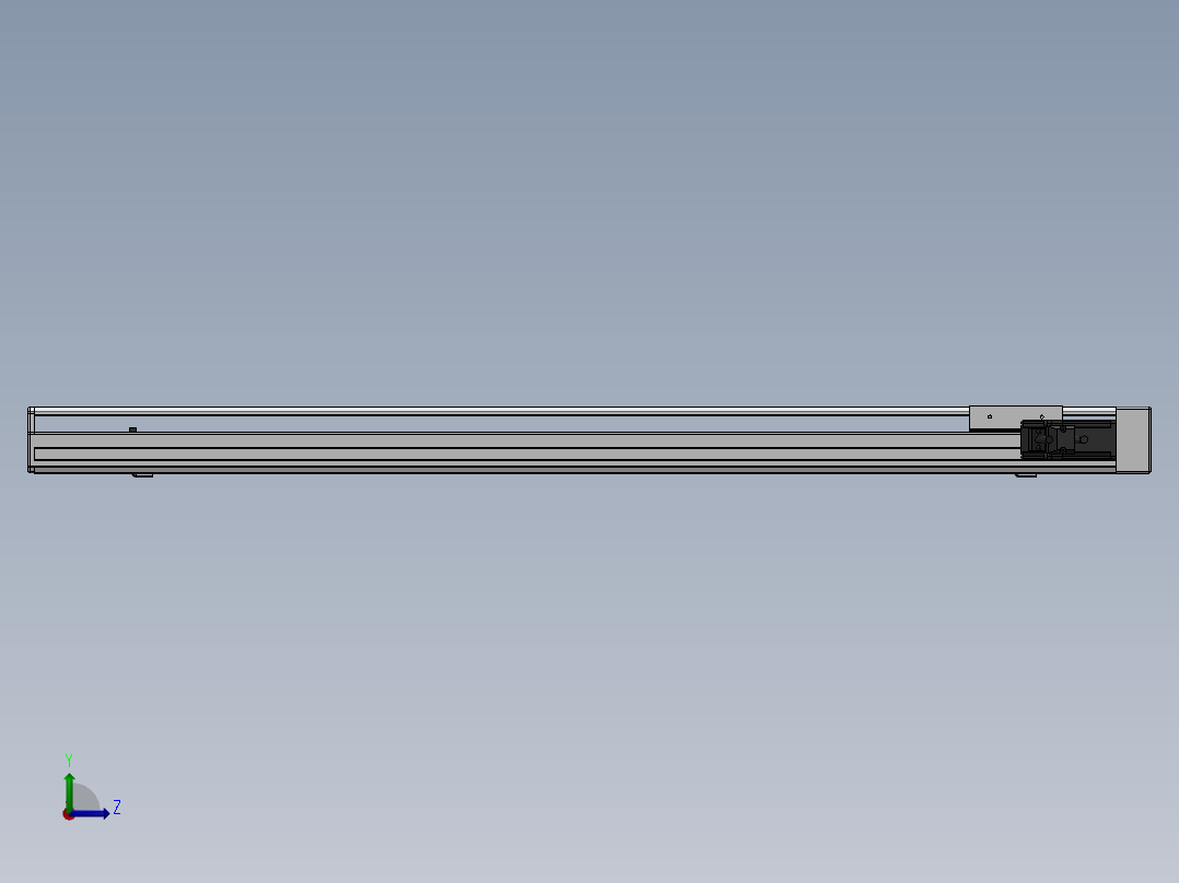 精密模组MY100-T10-850L-BR-P10B-C4-C左视图