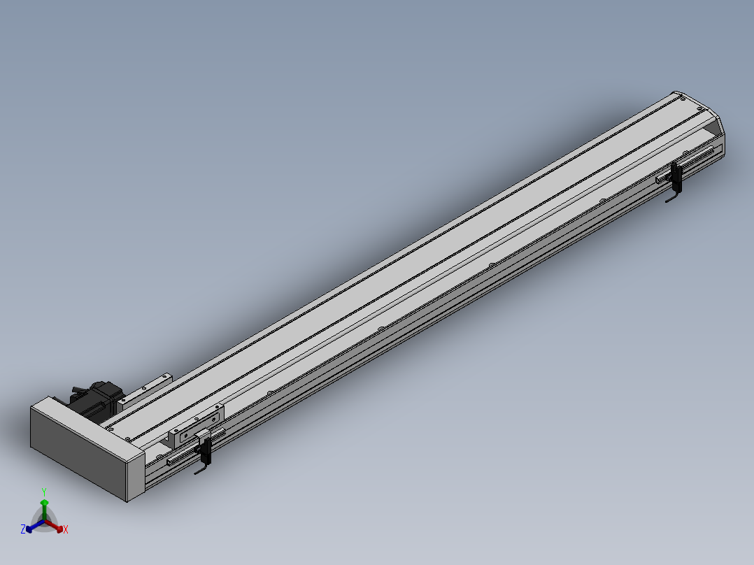 精密模组MY100-T10-850L-BR-P10B-C4-C正等轴测图