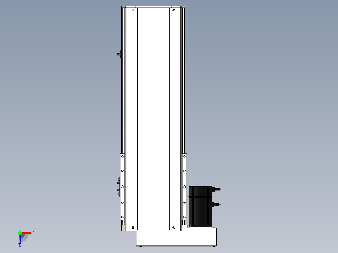 Toyo东佑达直线模组-ETH22-450-BL-750W俯视图